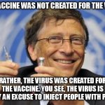 THE GATES OF HELL SHALL NOT PREVAIL | THE VACCINE WAS NOT CREATED FOR THE VIRUS. RATHER, THE VIRUS WAS CREATED FOR THE VACCINE. YOU SEE, THE VIRUS IS MERELY AN EXCUSE TO INJECT PEOPLE WITH POISON. | image tagged in new world order,great reset,rockefeller lockstep,georgia guidestones,scamdemic,plandemic | made w/ Imgflip meme maker