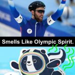 Russian Speed Skater Flys Double Eagles meme