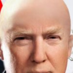 Hairless trump template