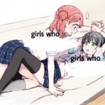 Flustered Anime Girls