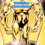 Superman 1 million | Ukrainian Lives Matter | image tagged in superman 1 million,ukrainian lives matter | made w/ Imgflip meme maker