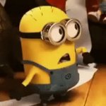 minnion | HUH | image tagged in gifs,despicable me | made w/ Imgflip video-to-gif maker