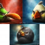 Angry Birds Realistic template