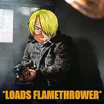 loads flamethrower