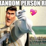 to the moon and back! ❤ | I LOVE YOU, RANDOM PERSON READING THIS | image tagged in megamind thank you random citizen,wholesome | made w/ Imgflip meme maker