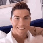 Ronaldo drinking meme