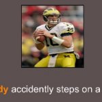 TB accidentally steps on a landmine