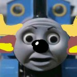 Thomas the moose engine | image tagged in o face | made w/ Imgflip meme maker
