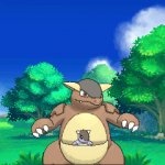 o no kangaskhan fainted