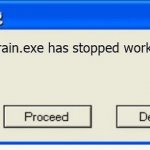 brain exe stoped working