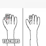 School in a nutshell | MATH SONGS; TRYING TO MAKE LEARNING FUN; TEACHERS | image tagged in paper cut | made w/ Imgflip meme maker