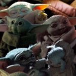 Yachi's baby Yoda temp meme