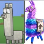 Minecraft Llama Or Fortnite LLlama template