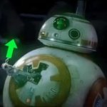 Bb8 gives an upvote GIF Template