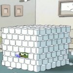Pepe toilet paper fort GIF Template