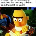 Ernie’s missing children meme