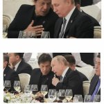 Putin Imran Meet template