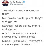 Bernie Sanders tweet meme