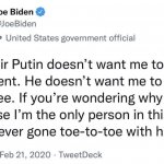 Biden tries to flex on Putin
