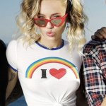Miley Cyrus I love rainbows