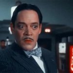 Gomez Addams Realizes GIF Template