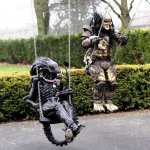 alien vs predator on swings