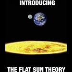 The flat sun meme