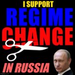 I support regime change in Russia