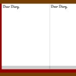 Dear Diary template