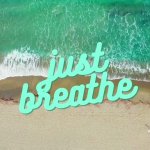 Just Breathe  waves GIF Template