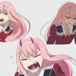 angry zero two