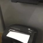 Paper shredder meme