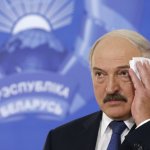 Lukashenko sweating