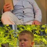 hasbulla phone | WHEN KIDS GET THEIR MOMS PHONES WHEN THEY DO SOMETHING; WHEN THEIR MOM COMES BACK | image tagged in hasbulla phone | made w/ Imgflip meme maker