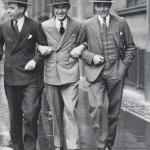 1920s men in straw boater hats
