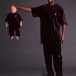 Shaq Holding Verne Troyer template