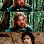 Boromir wants the ring