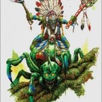 Goblin shaman spider rider