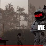 ha title | ME; ME | image tagged in doomed from the start | made w/ Imgflip meme maker