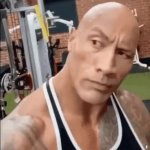 the rock face GIF Template