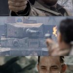 tom hanks blows up tank then happy