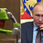 Kermit calls Putin meme