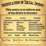 Notification Of Social Intent meme