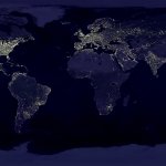 Earth at night meme