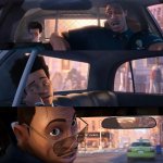 spiderman into the spiderverse driving meme