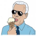 Biden eating ice cream