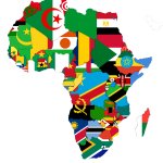 africa flag map meme