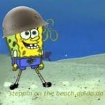 Steppin on the beach template
