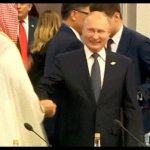 Putin Salman handshake GIF Template