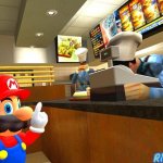 Mario at McDonald's